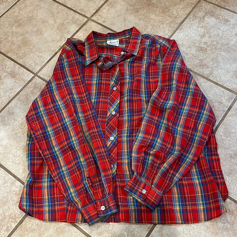 Azur Vintage Flannel Sz 44